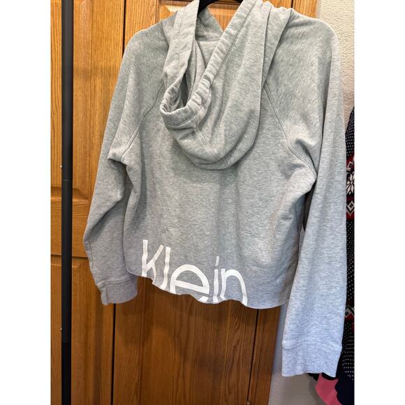 Calvin Klein performance cropped sweatshirt hoodie xl - Picture 3 of 4